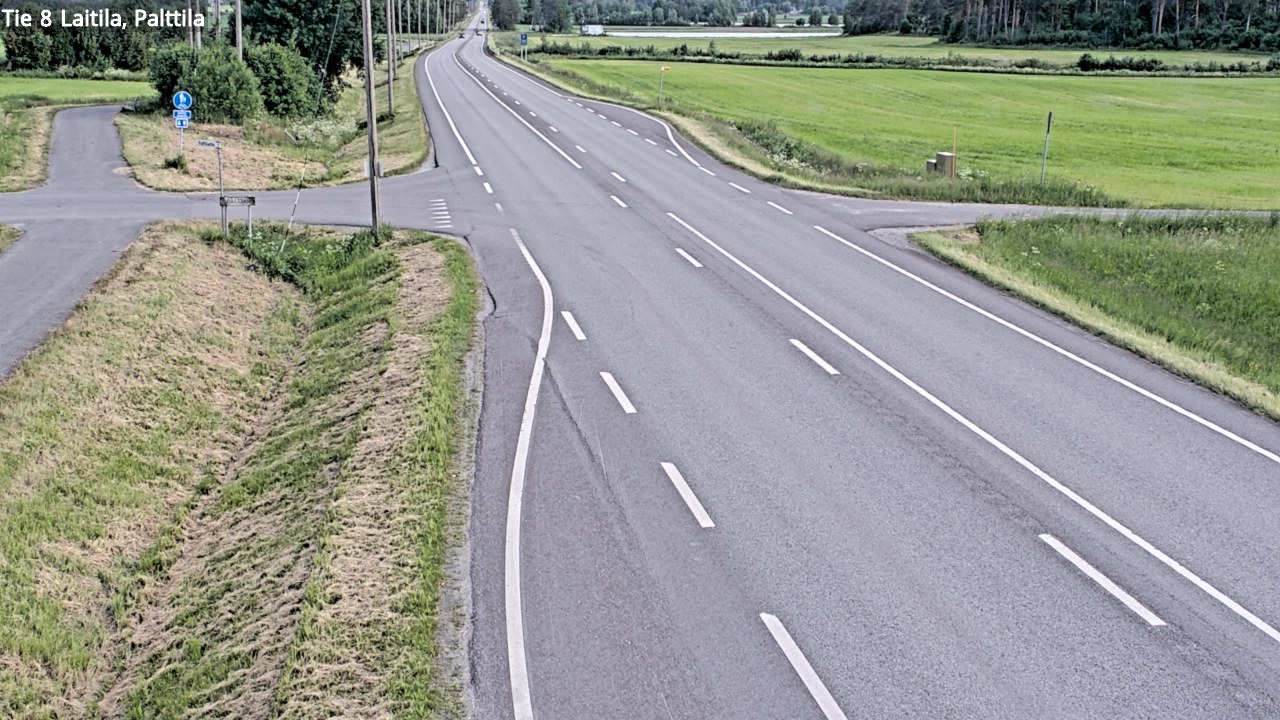 Kelikamerat Kuva Tie 8 Laitila, Palttila, Laitila, Varsinais-Suomi