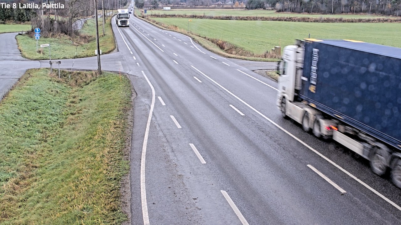 Kelikamerat Kuva Tie 8 Laitila, Palttila, Laitila, Varsinais-Suomi