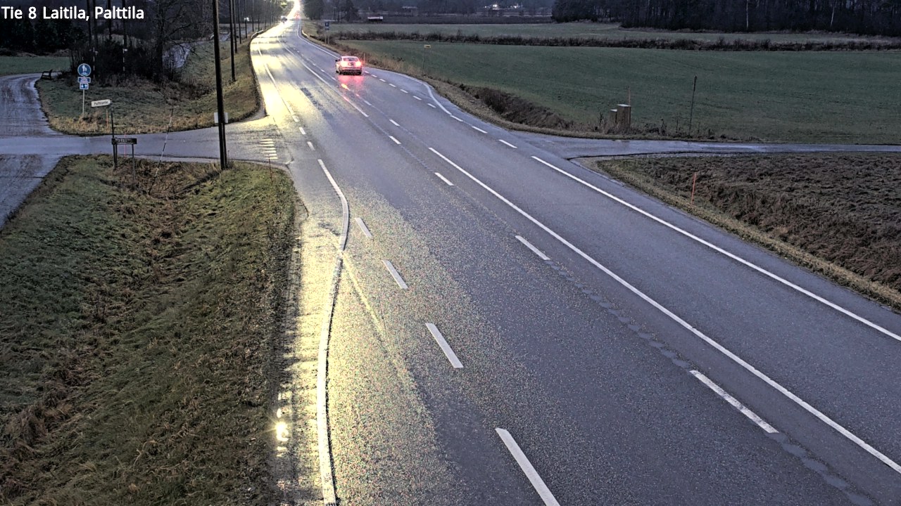 Weather Camera Image Väg 8 Laitila, Palttila, Laitila, Varsinais-Suomi