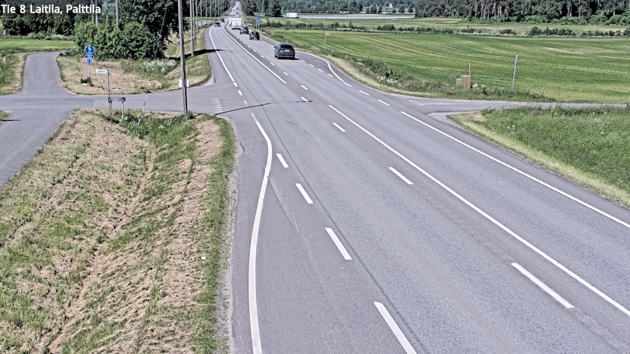 Kelikamerat Kuva Tie 8 Laitila, Palttila, Laitila, Varsinais-Suomi