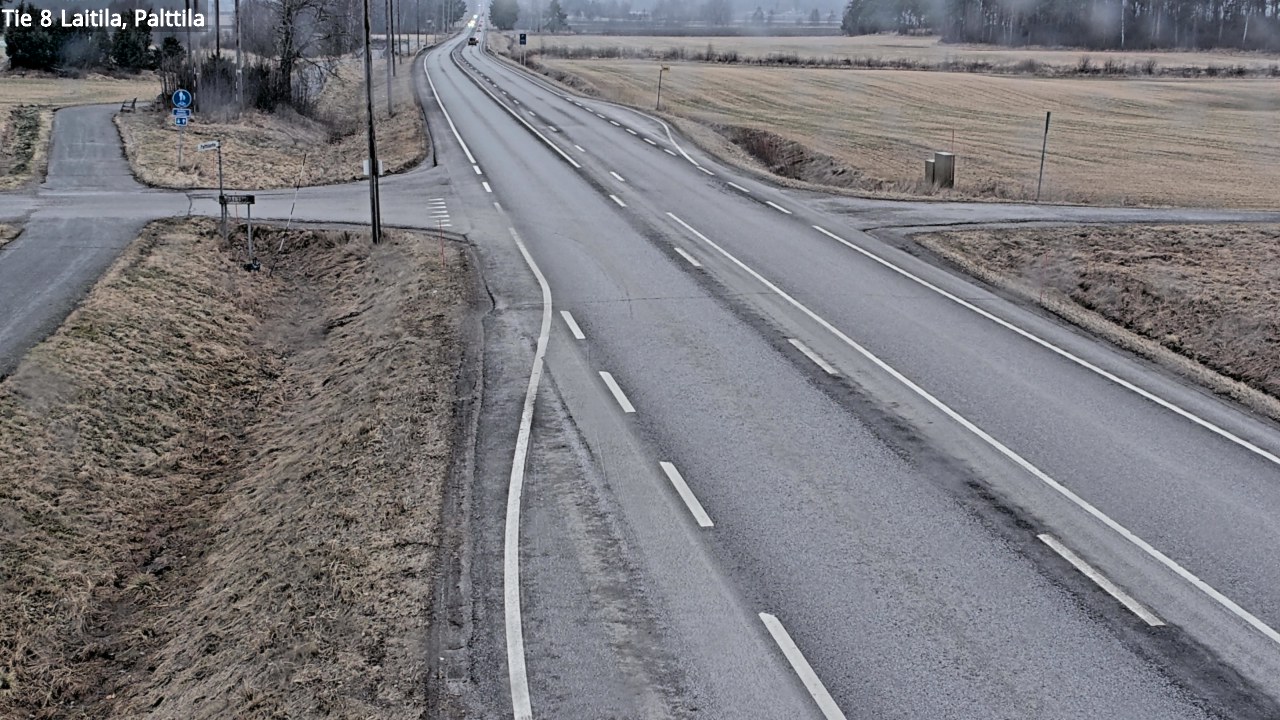 Weather Camera Image Road 8 Laitila, Palttila, Laitila, Varsinais-Suomi
