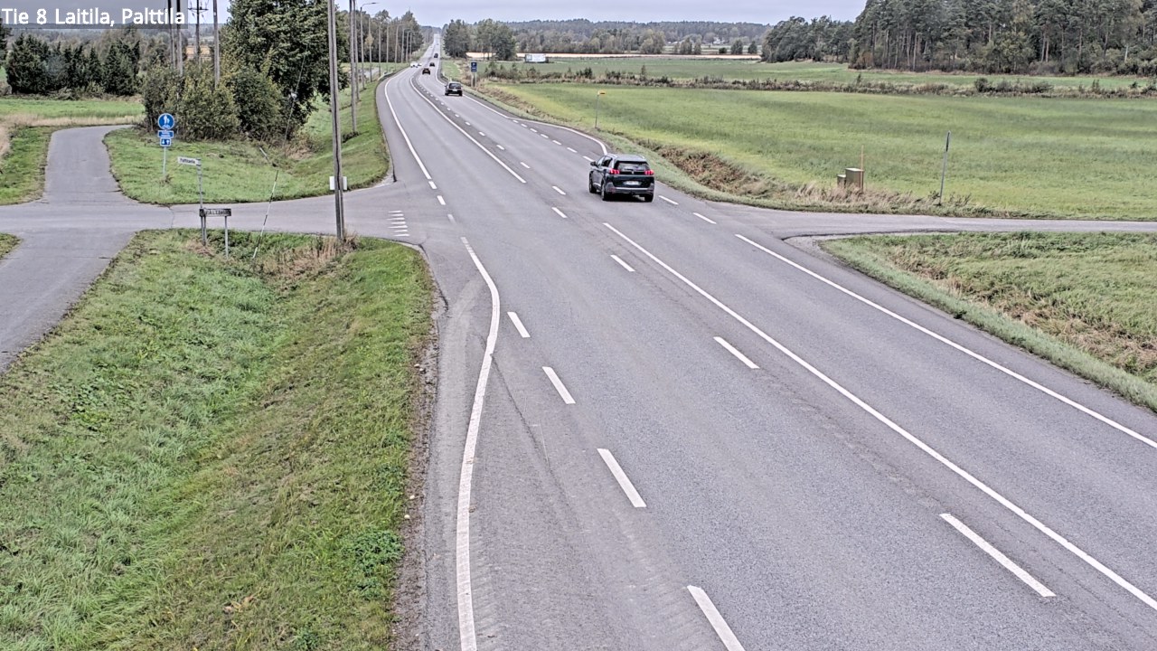Weather Camera Image Road 8 Laitila, Palttila, Laitila, Varsinais-Suomi