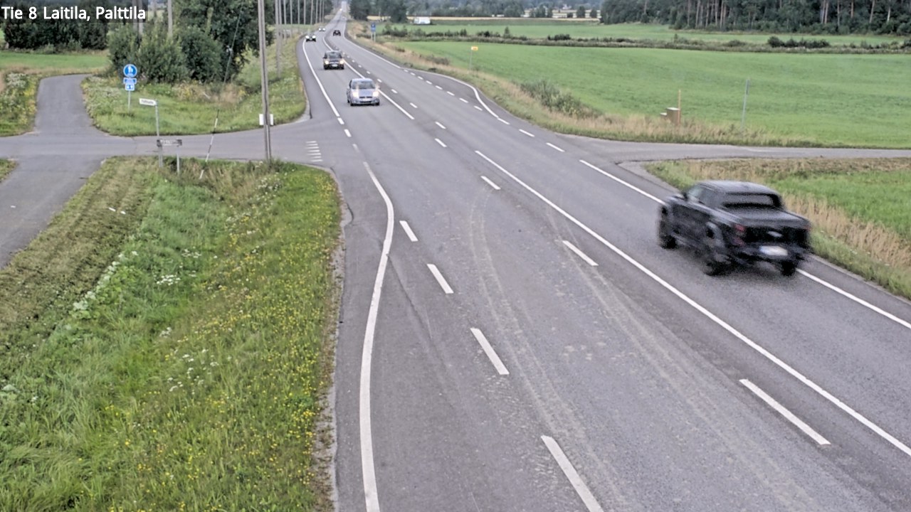 Weather Camera Image Väg 8 Laitila, Palttila, Laitila, Varsinais-Suomi