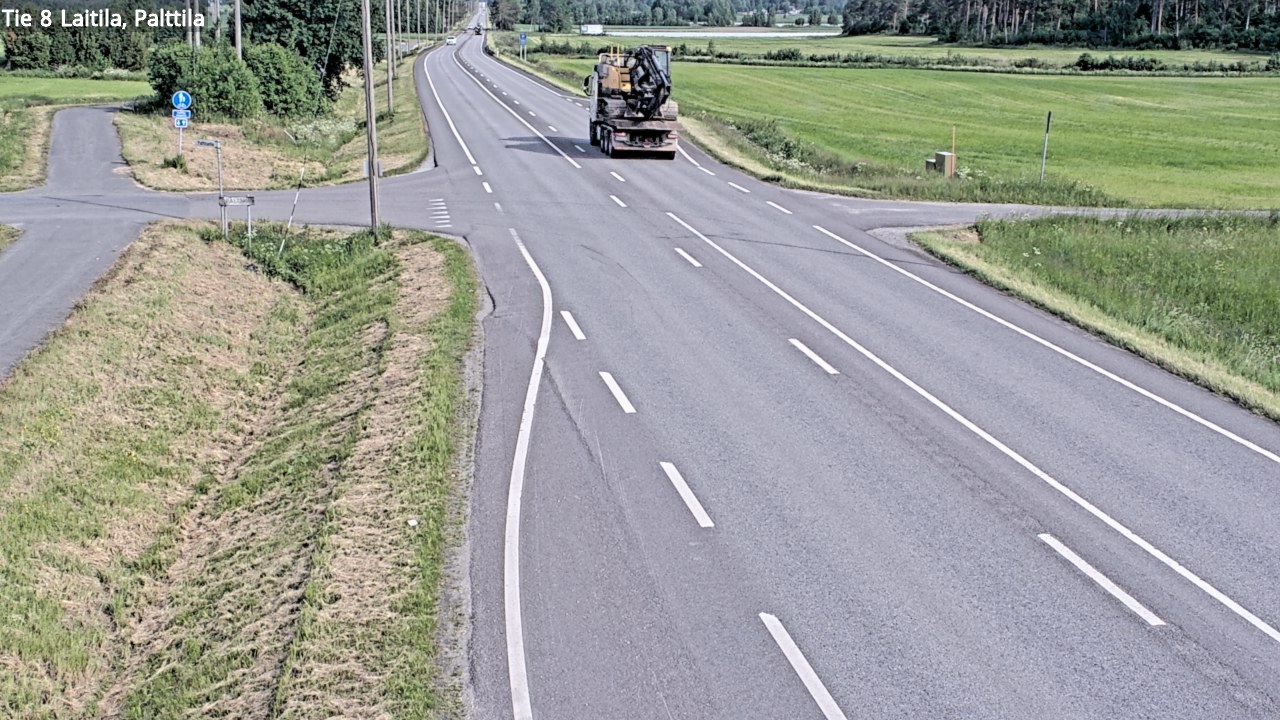 Kelikamerat Kuva Tie 8 Laitila, Palttila, Laitila, Varsinais-Suomi