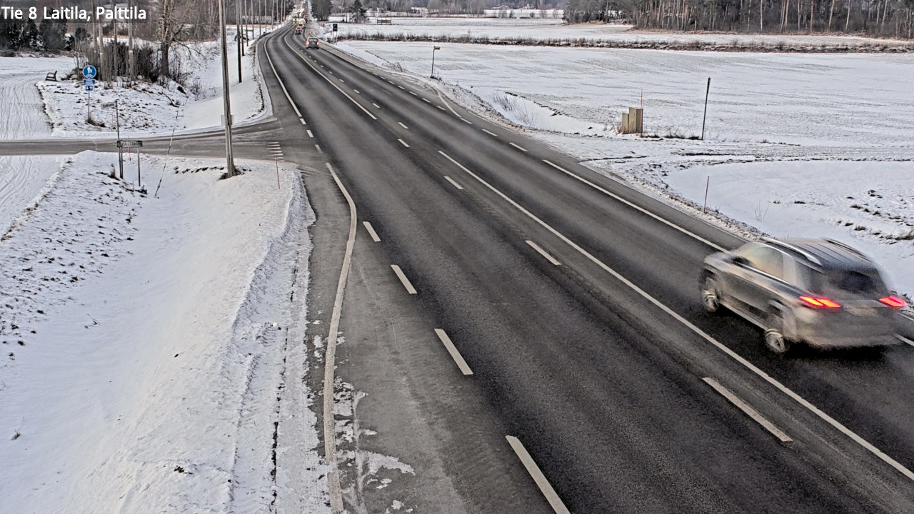 Weather Camera Image Väg 8 Laitila, Palttila, Laitila, Varsinais-Suomi