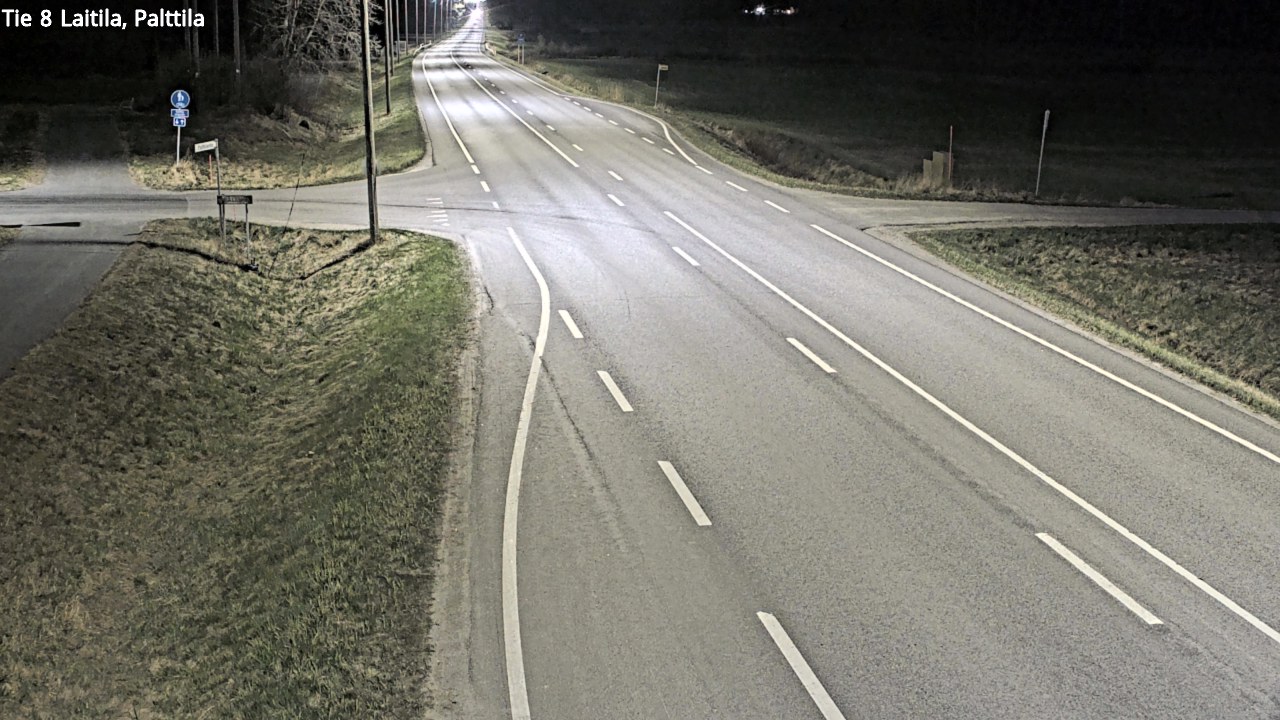 Weather Camera Image Road 8 Laitila, Palttila, Laitila, Varsinais-Suomi
