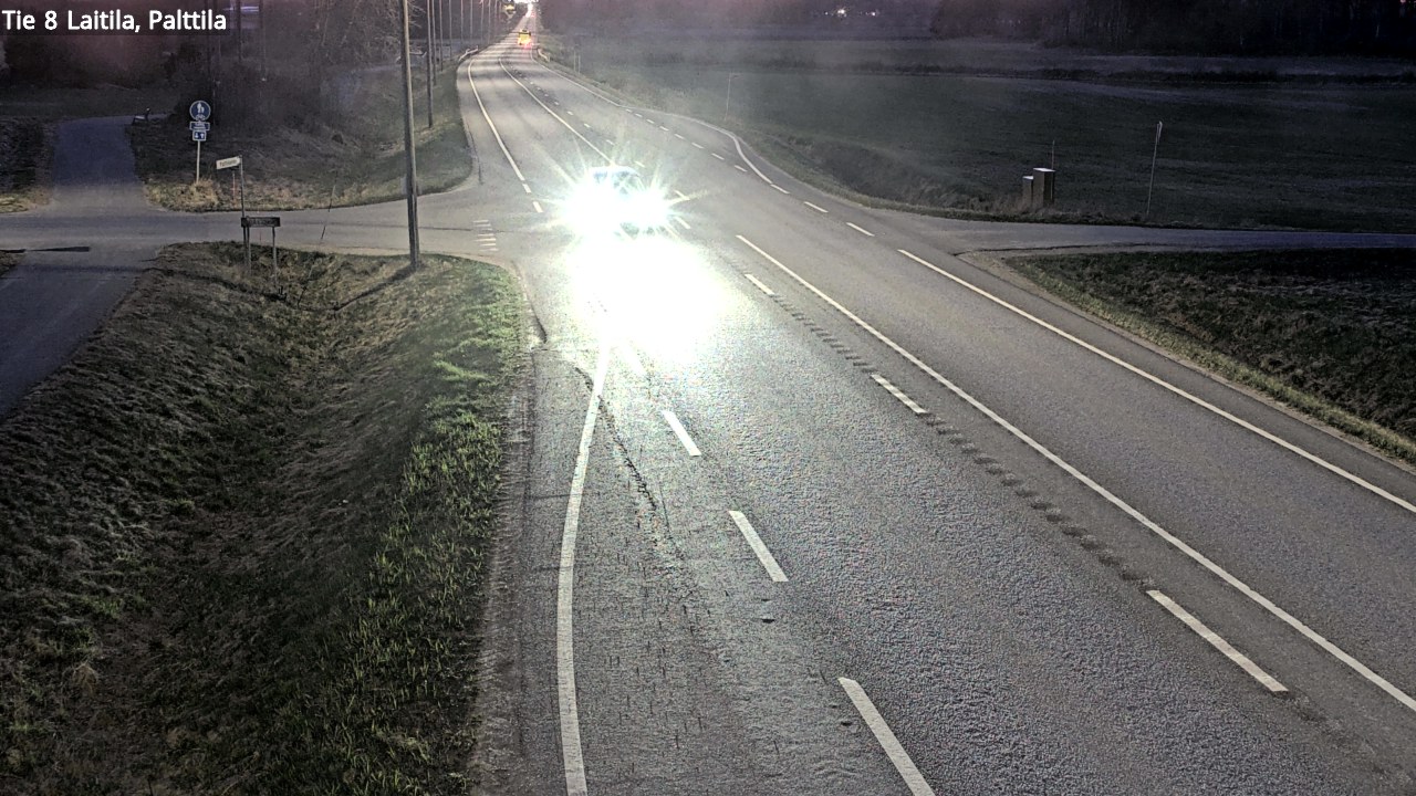 Weather Camera Image Road 8 Laitila, Palttila, Laitila, Varsinais-Suomi