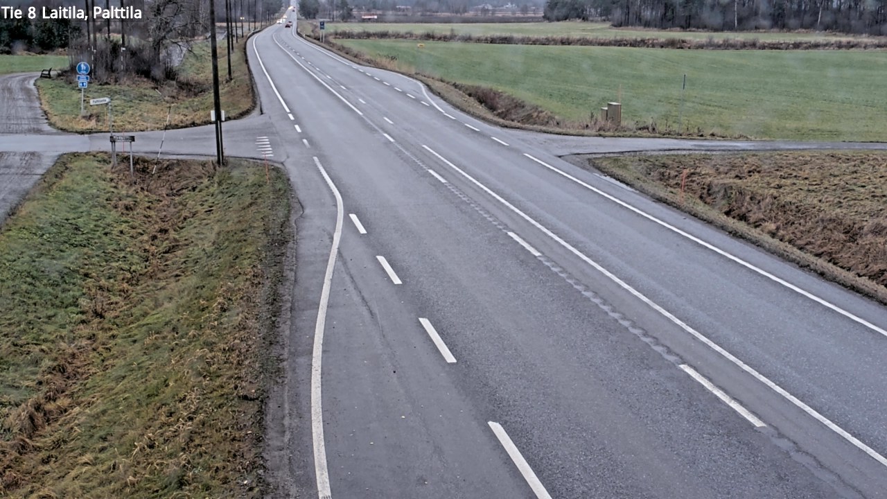 Weather Camera Image Road 8 Laitila, Palttila, Laitila, Varsinais-Suomi