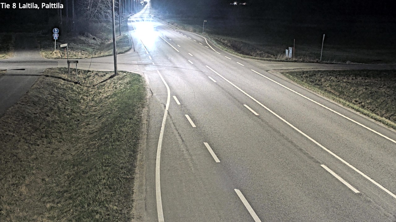 Weather Camera Image Road 8 Laitila, Palttila, Laitila, Varsinais-Suomi