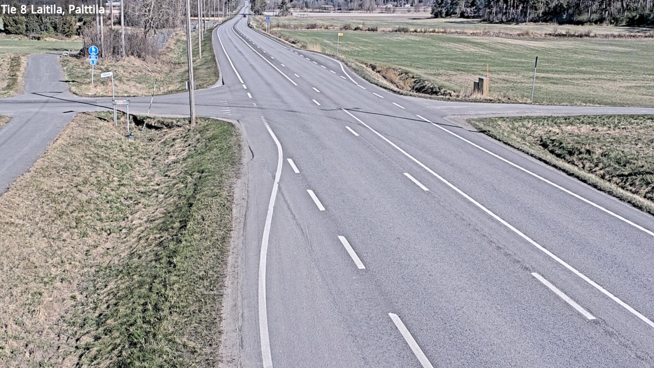 Kelikamerat Kuva Tie 8 Laitila, Palttila, Laitila, Varsinais-Suomi