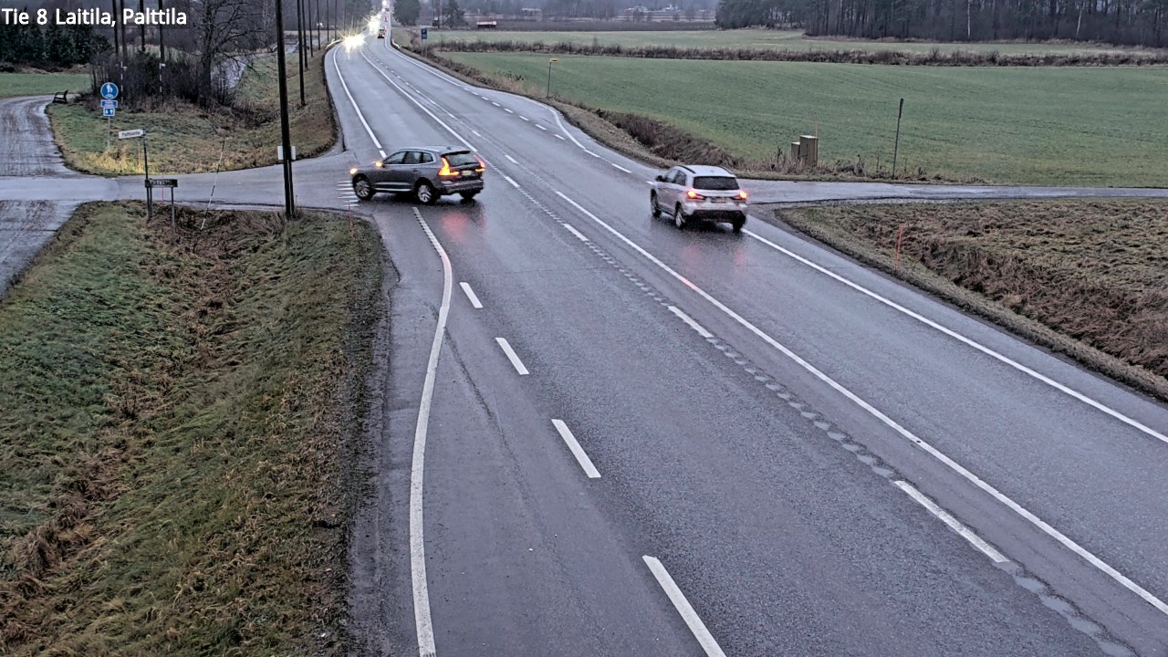 Weather Camera Image Väg 8 Laitila, Palttila, Laitila, Varsinais-Suomi