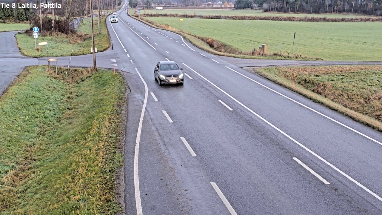 Kelikamerat Kuva Tie 8 Laitila, Palttila, Laitila, Varsinais-Suomi