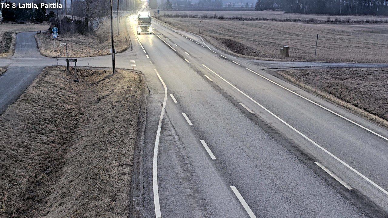 Weather Camera Image Road 8 Laitila, Palttila, Laitila, Varsinais-Suomi