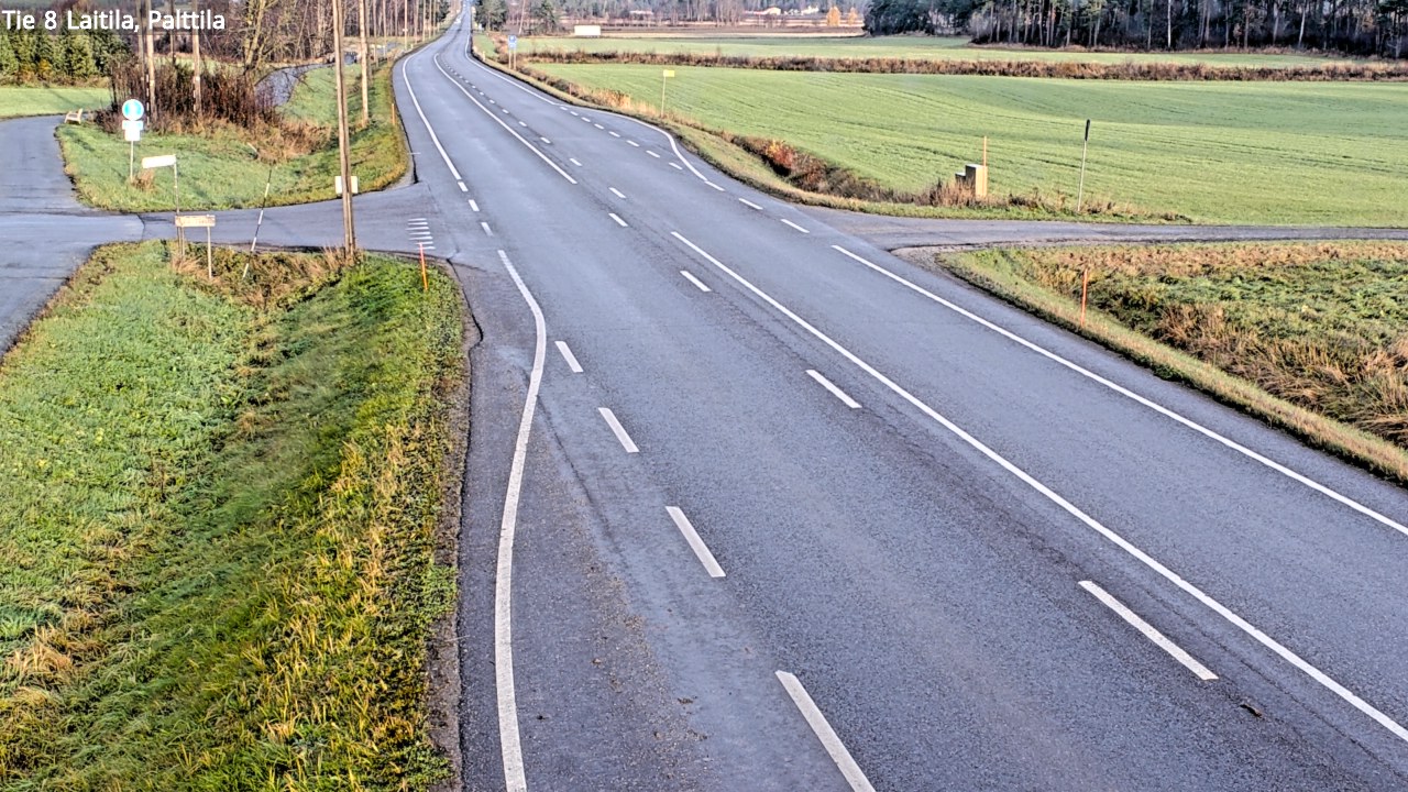 Kelikamerat Kuva Tie 8 Laitila, Palttila, Laitila, Varsinais-Suomi