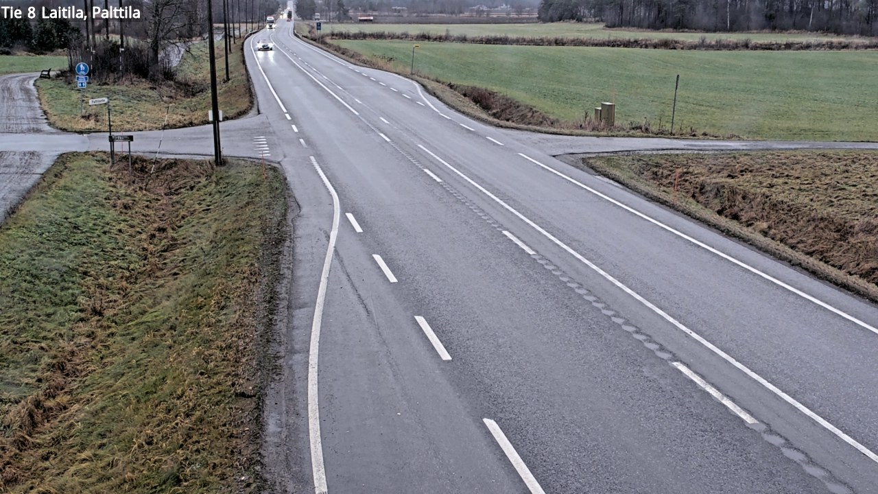 Weather Camera Image Väg 8 Laitila, Palttila, Laitila, Varsinais-Suomi