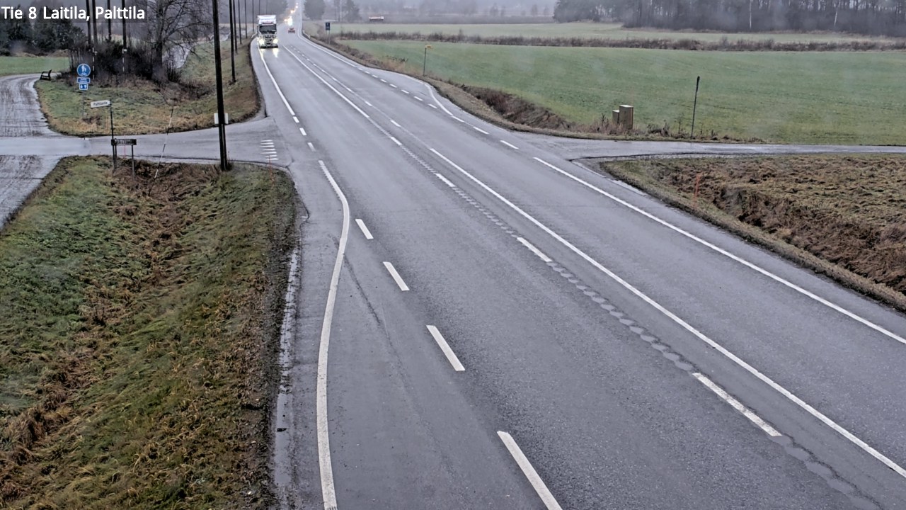 Weather Camera Image Väg 8 Laitila, Palttila, Laitila, Varsinais-Suomi
