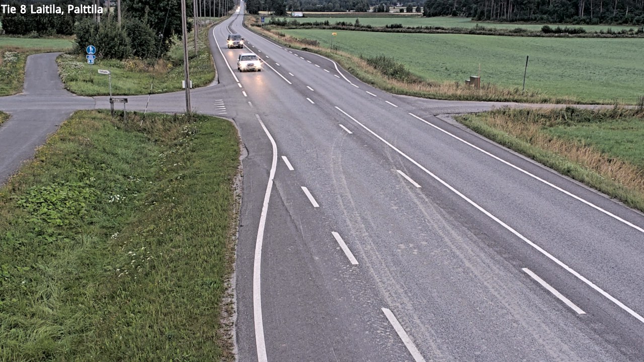 Weather Camera Image Road 8 Laitila, Palttila, Laitila, Varsinais-Suomi