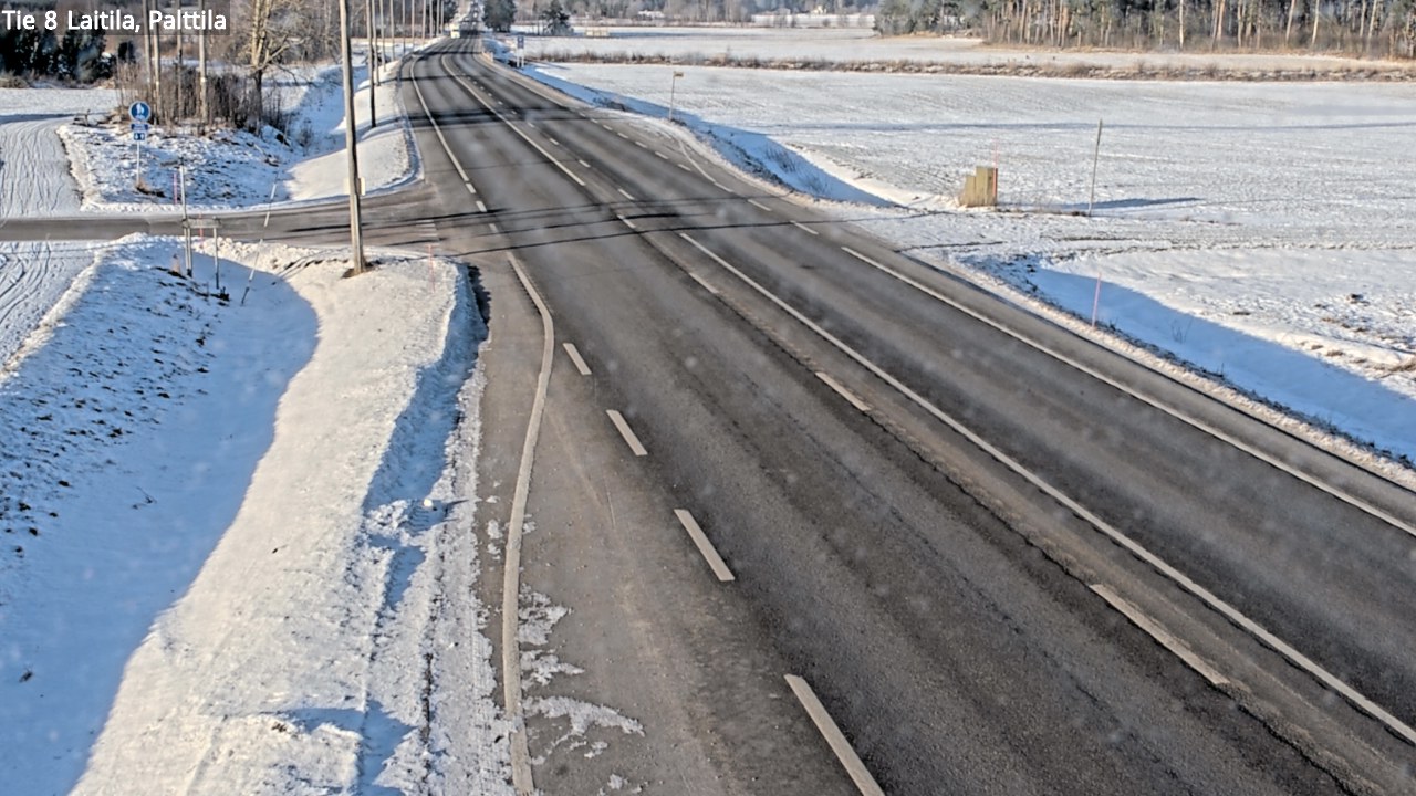 Weather Camera Image Väg 8 Laitila, Palttila, Laitila, Varsinais-Suomi
