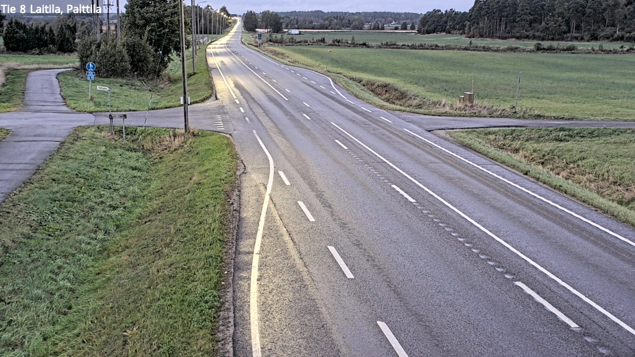 Weather Camera Image Road 8 Laitila, Palttila, Laitila, Varsinais-Suomi
