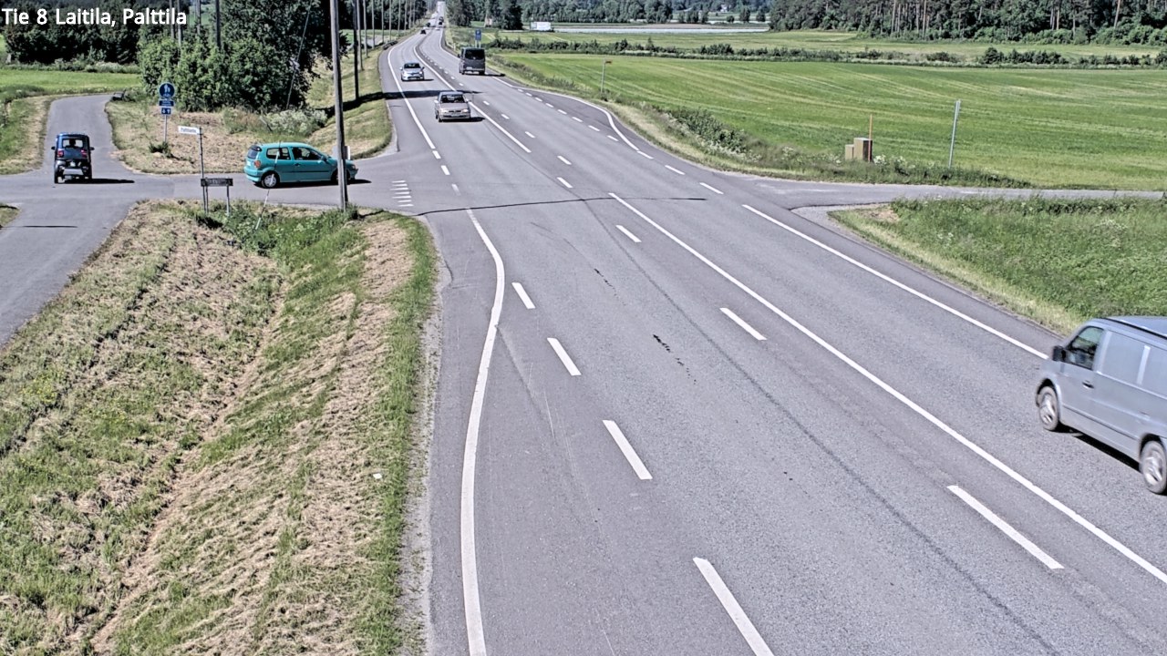 Weather Camera Image Väg 8 Laitila, Palttila, Laitila, Varsinais-Suomi