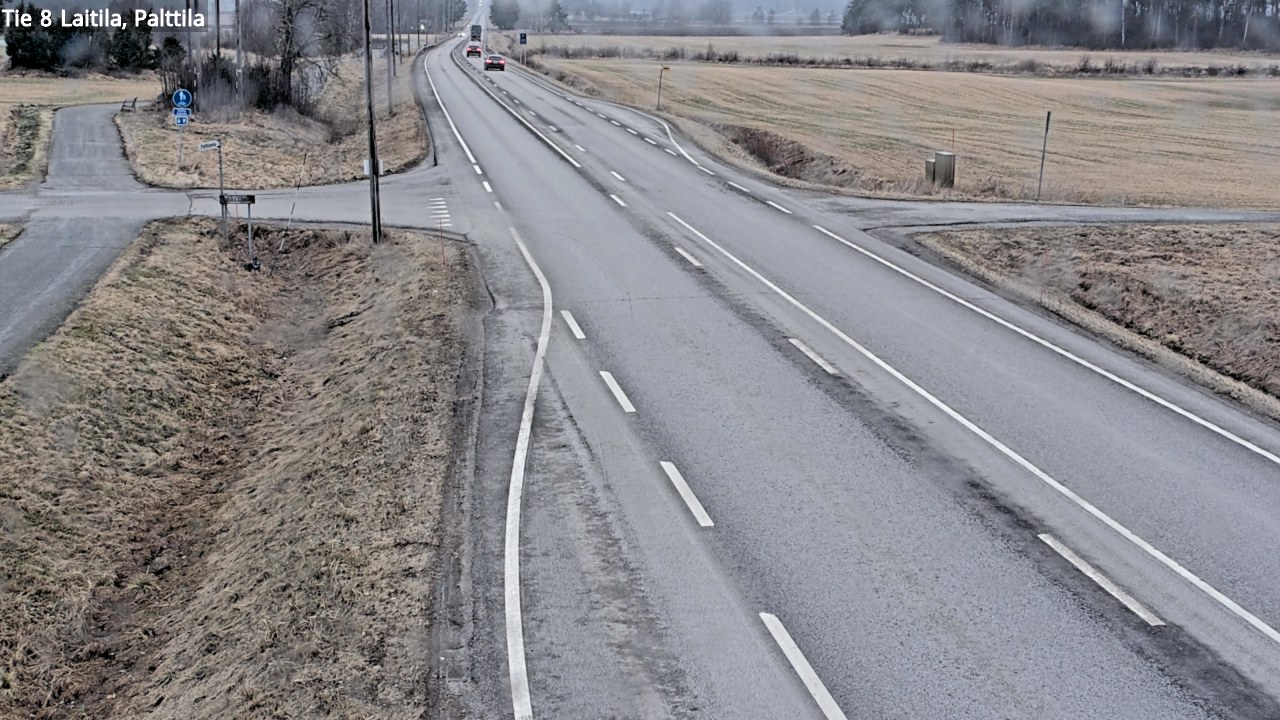 Weather Camera Image Road 8 Laitila, Palttila, Laitila, Varsinais-Suomi