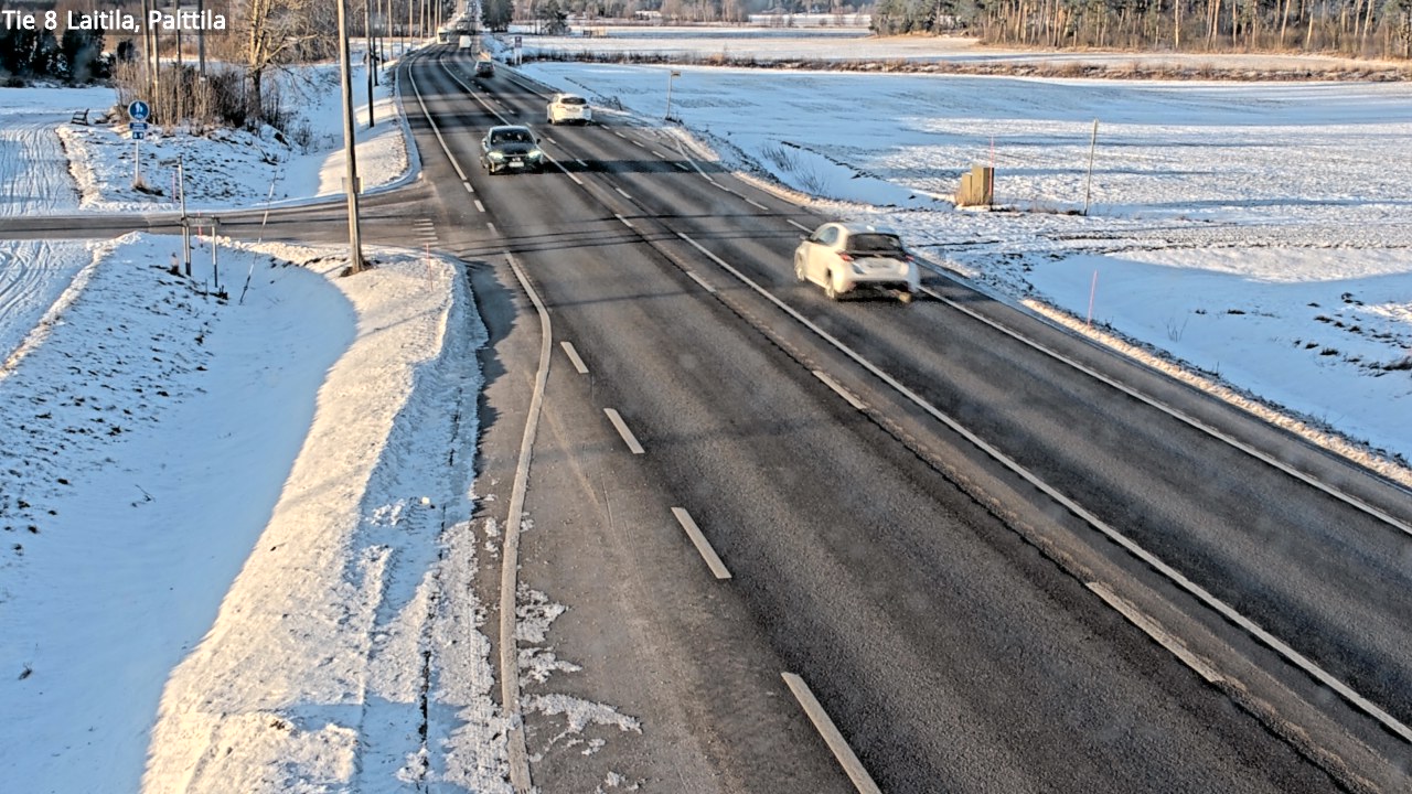 Weather Camera Image Väg 8 Laitila, Palttila, Laitila, Varsinais-Suomi