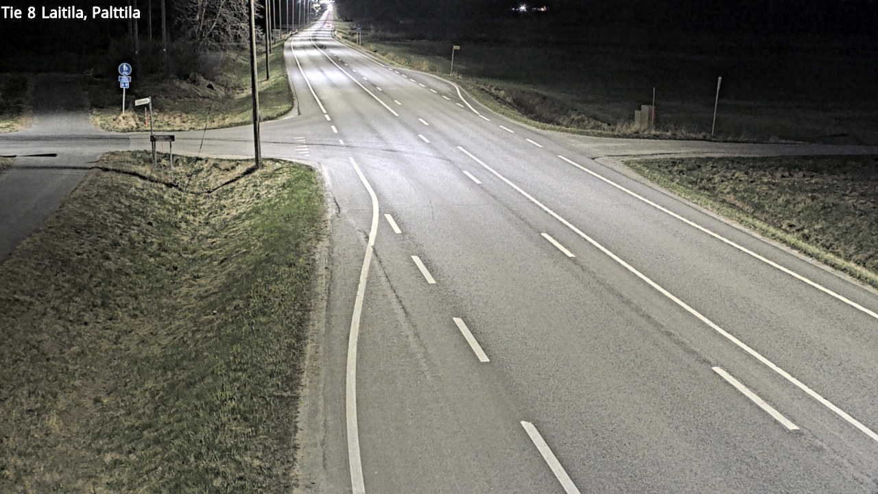 Weather Camera Image Road 8 Laitila, Palttila, Laitila, Varsinais-Suomi