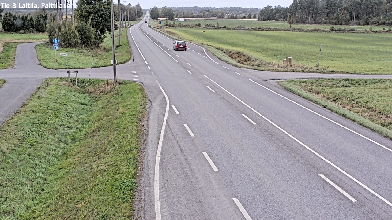 Weather Camera Image Road 8 Laitila, Palttila, Laitila, Varsinais-Suomi