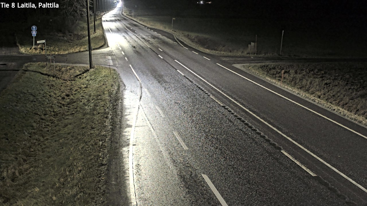 Weather Camera Image Väg 8 Laitila, Palttila, Laitila, Varsinais-Suomi