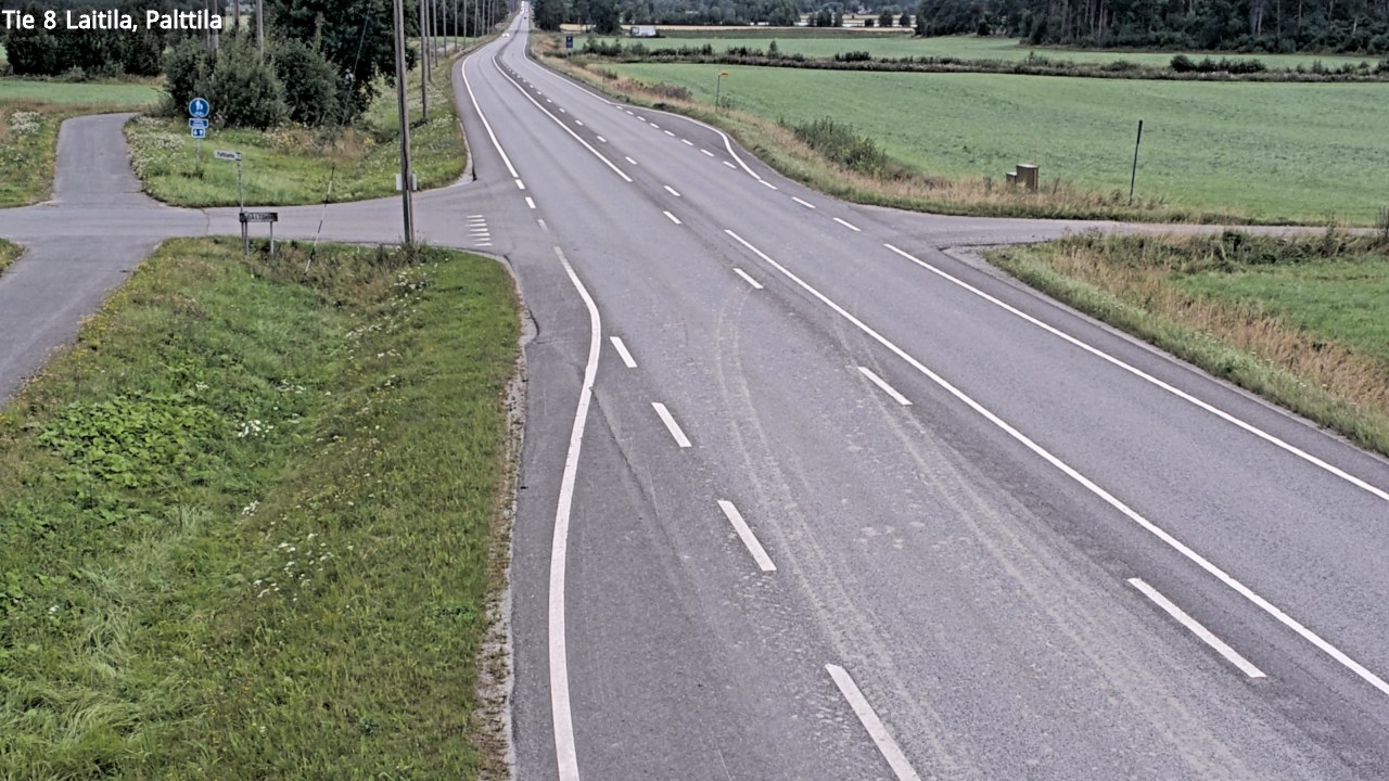 Weather Camera Image Road 8 Laitila, Palttila, Laitila, Varsinais-Suomi