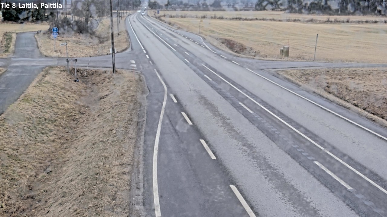Weather Camera Image Väg 8 Laitila, Palttila, Laitila, Varsinais-Suomi