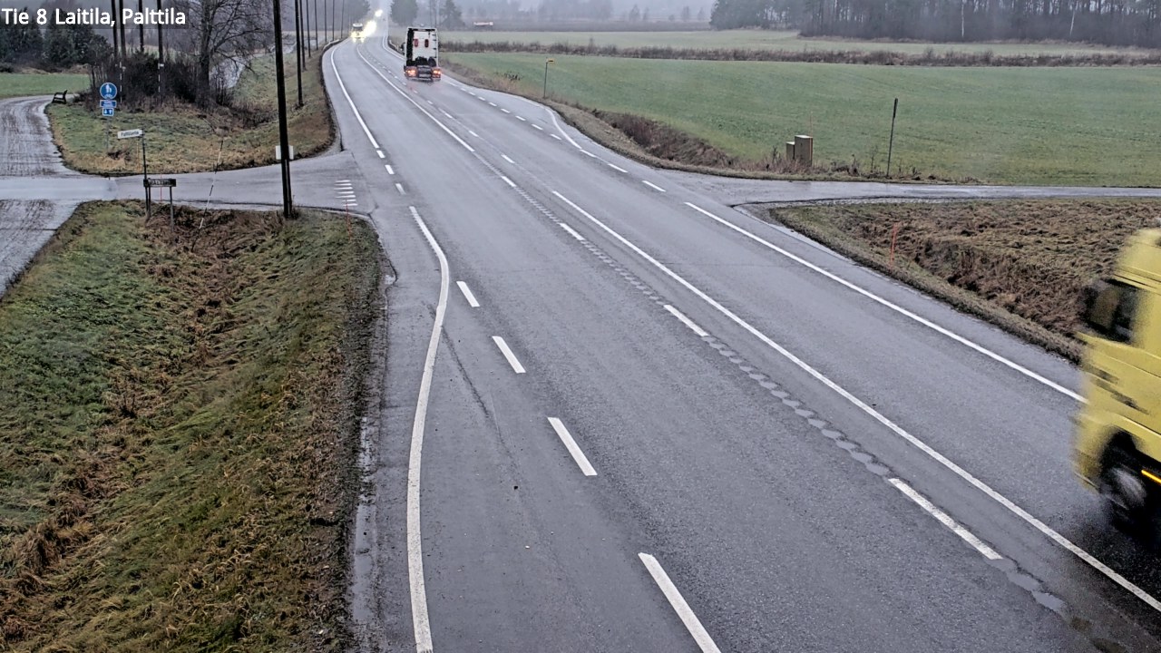 Weather Camera Image Road 8 Laitila, Palttila, Laitila, Varsinais-Suomi