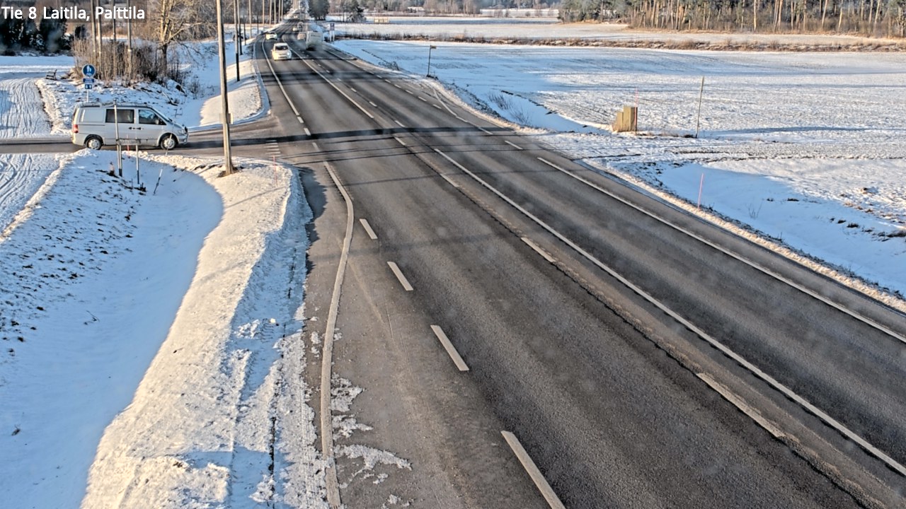 Weather Camera Image Väg 8 Laitila, Palttila, Laitila, Varsinais-Suomi