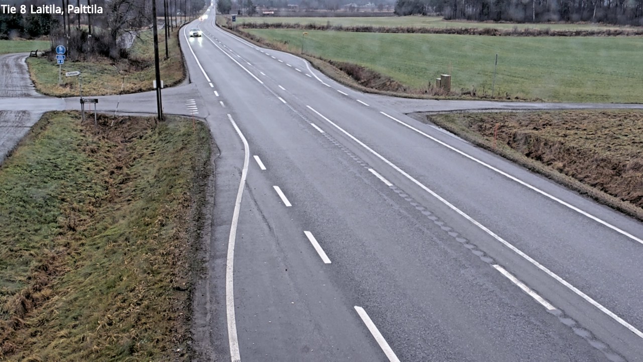 Weather Camera Image Road 8 Laitila, Palttila, Laitila, Varsinais-Suomi