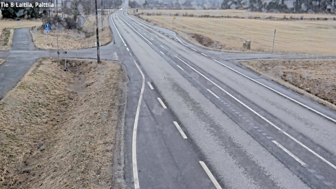 Weather Camera Image Väg 8 Laitila, Palttila, Laitila, Varsinais-Suomi