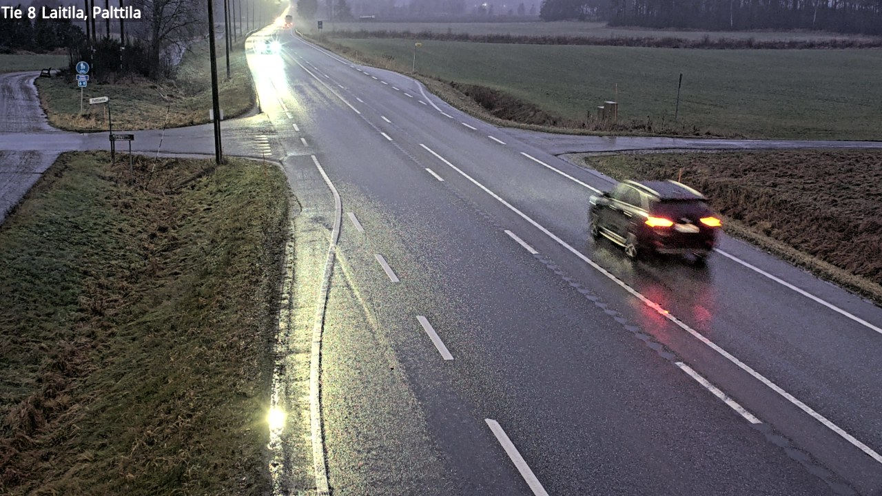 Weather Camera Image Road 8 Laitila, Palttila, Laitila, Varsinais-Suomi