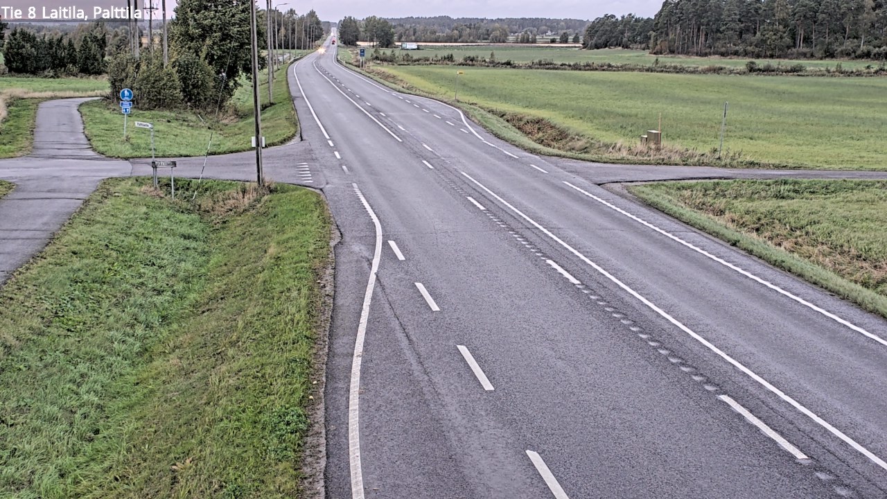 Weather Camera Image Road 8 Laitila, Palttila, Laitila, Varsinais-Suomi