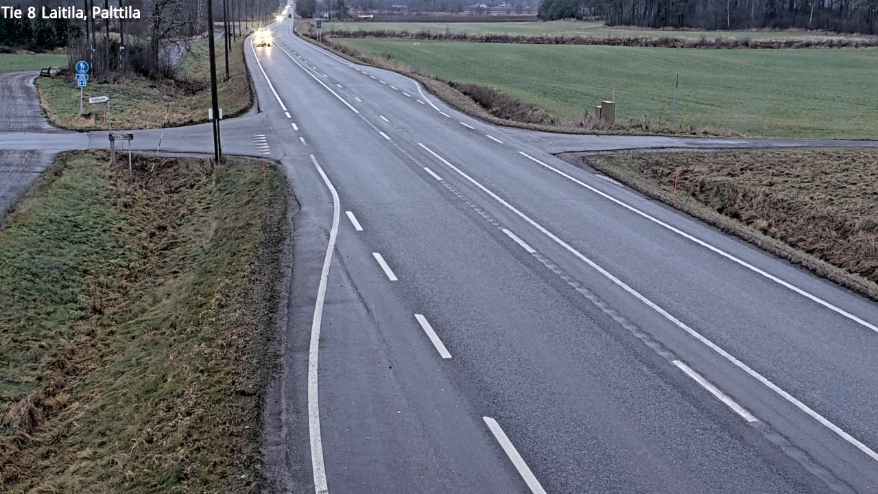 Weather Camera Image Road 8 Laitila, Palttila, Laitila, Varsinais-Suomi