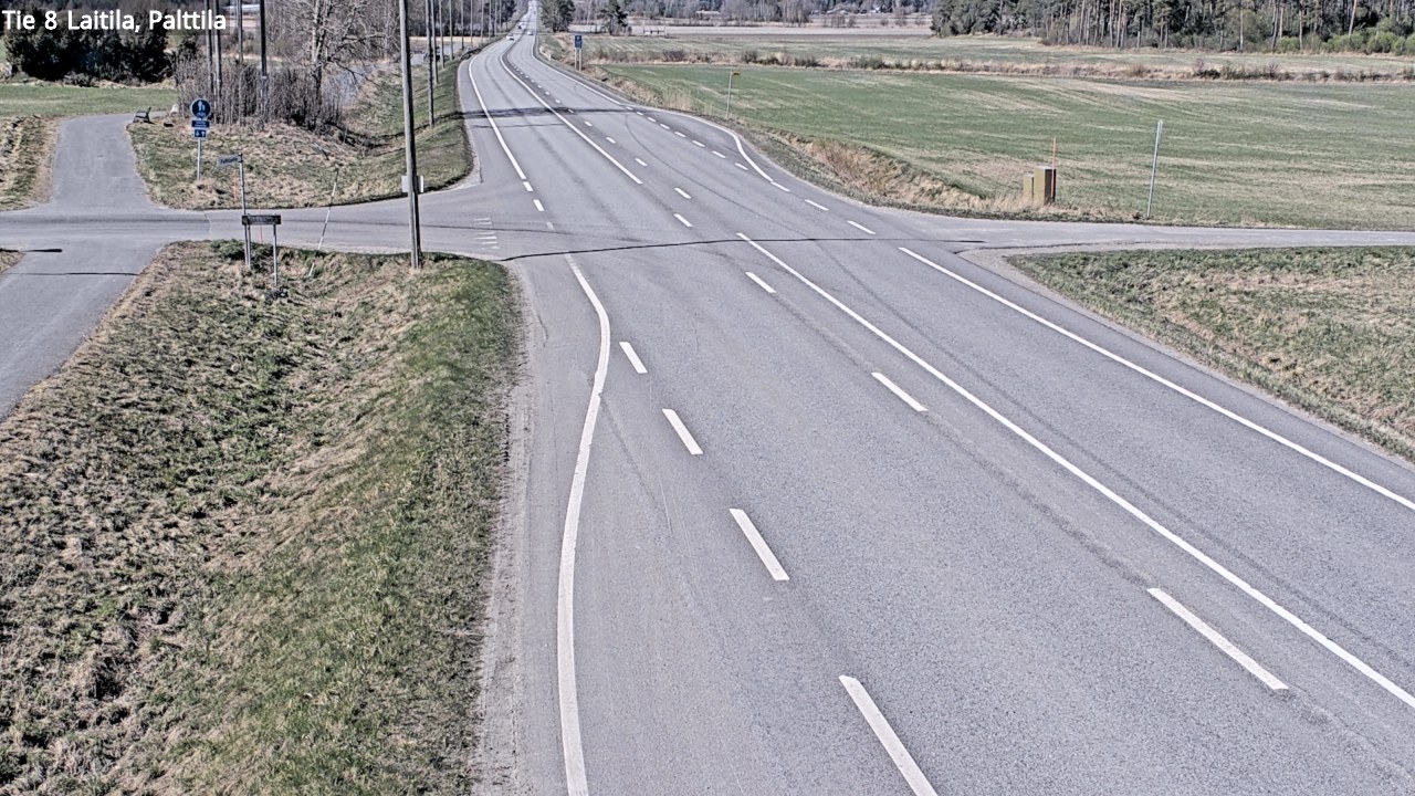 Kelikamerat Kuva Tie 8 Laitila, Palttila, Laitila, Varsinais-Suomi