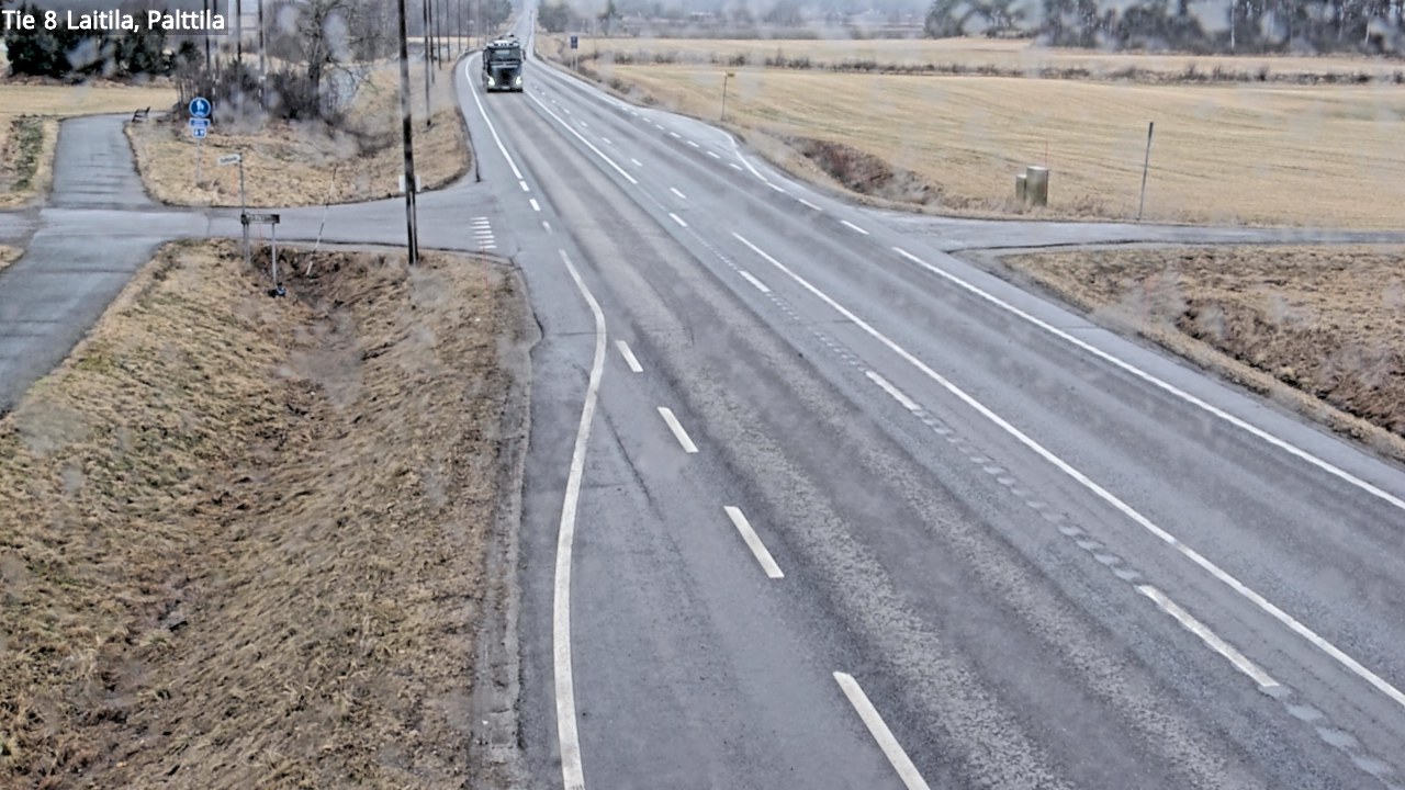 Weather Camera Image Väg 8 Laitila, Palttila, Laitila, Varsinais-Suomi