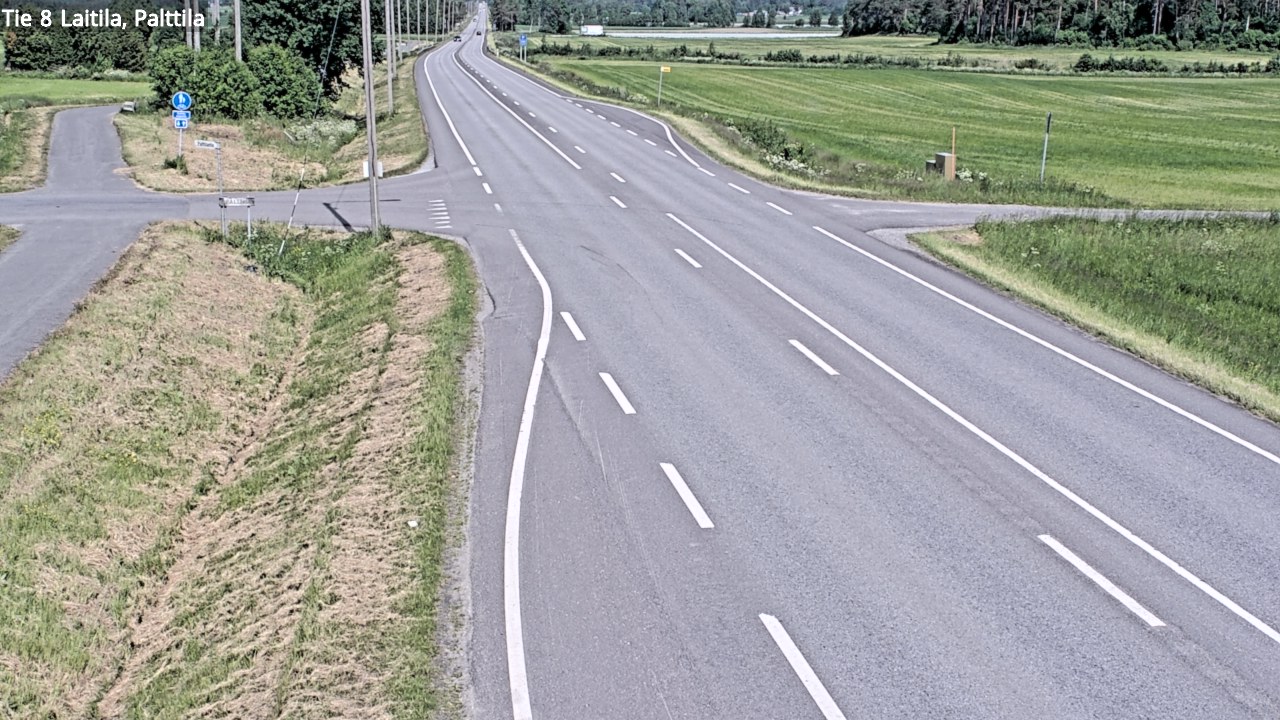 Kelikamerat Kuva Tie 8 Laitila, Palttila, Laitila, Varsinais-Suomi