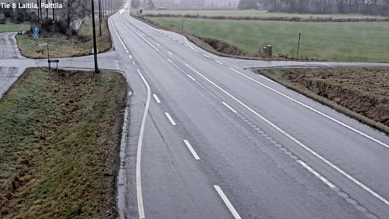 Weather Camera Image Road 8 Laitila, Palttila, Laitila, Varsinais-Suomi