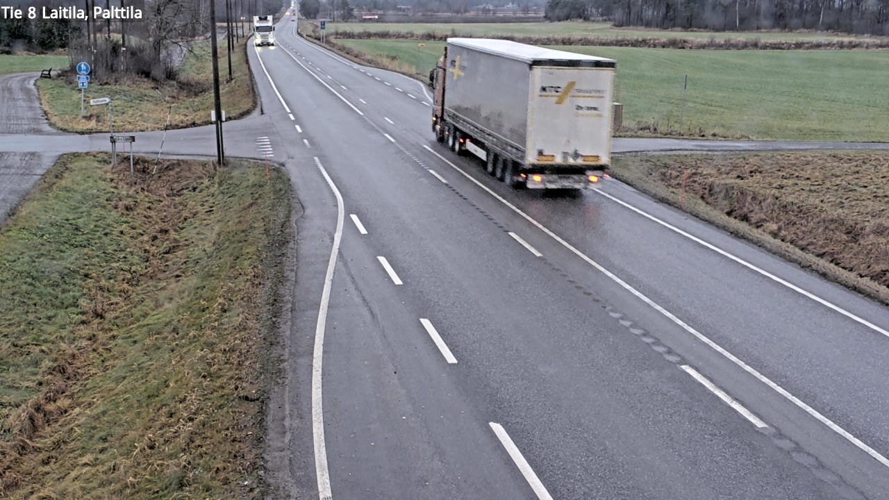 Weather Camera Image Road 8 Laitila, Palttila, Laitila, Varsinais-Suomi