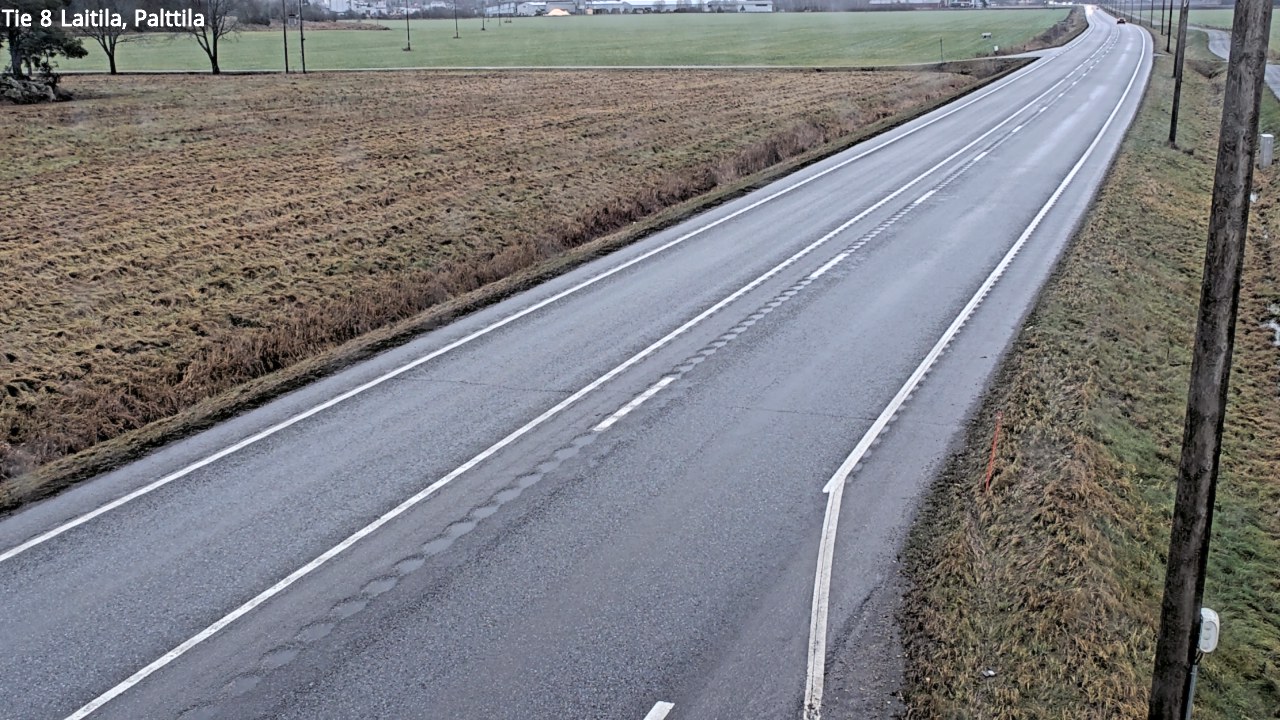 Weather Camera Image Väg 8 Laitila, Palttila, Laitila, Varsinais-Suomi