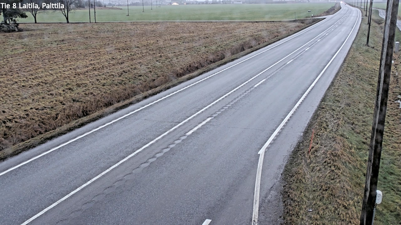 Weather Camera Image Road 8 Laitila, Palttila, Laitila, Varsinais-Suomi