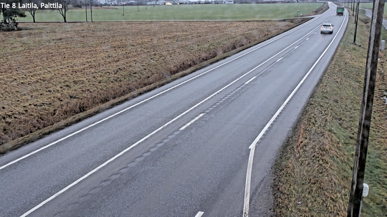 Weather Camera Image Road 8 Laitila, Palttila, Laitila, Varsinais-Suomi
