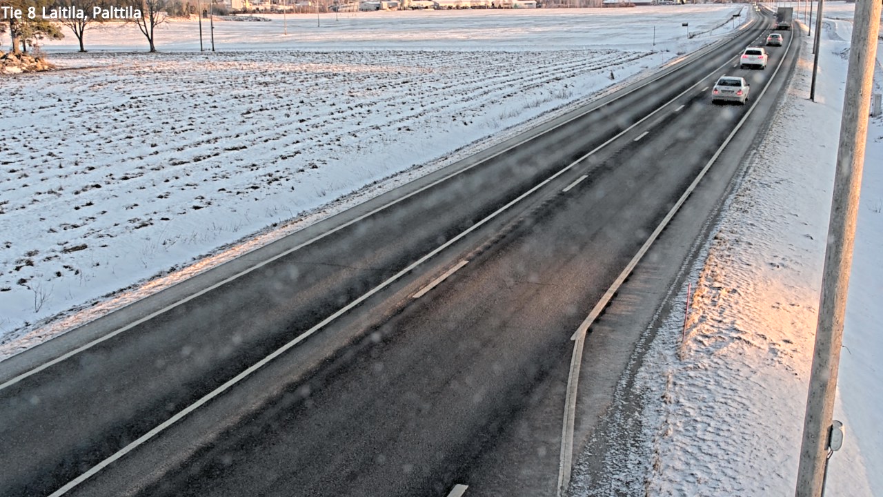 Weather Camera Image Väg 8 Laitila, Palttila, Laitila, Varsinais-Suomi
