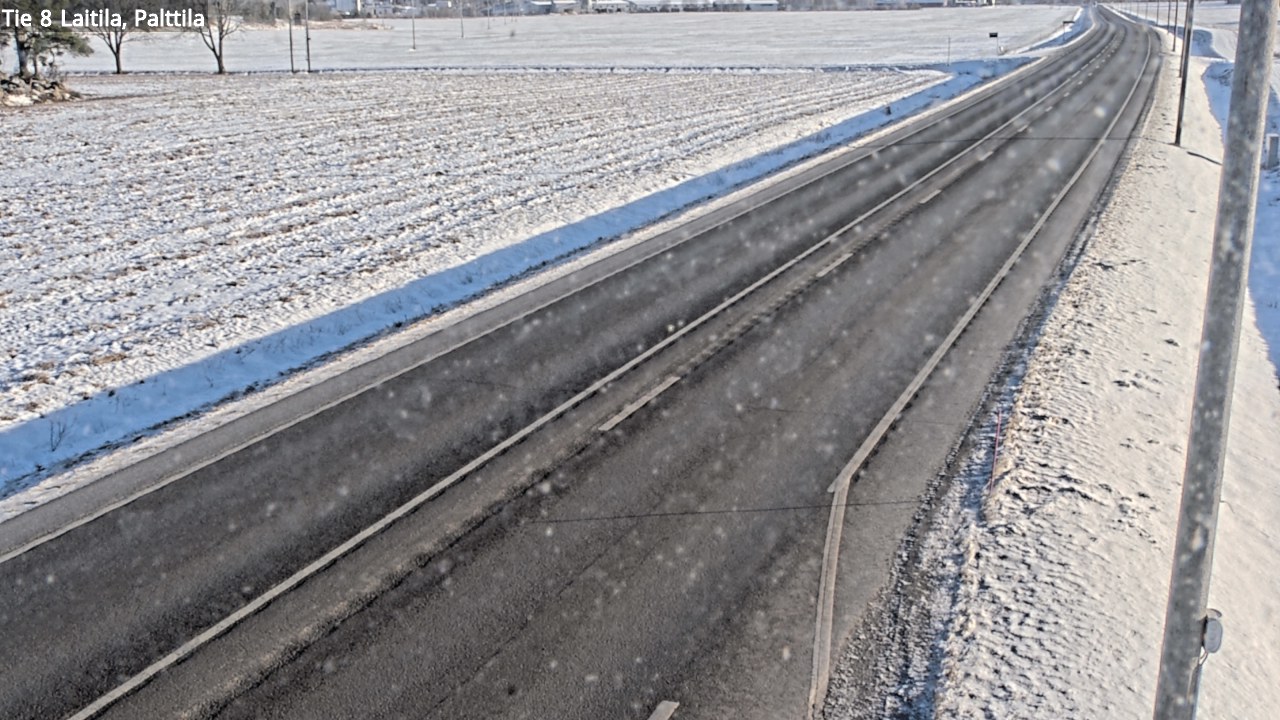 Weather Camera Image Väg 8 Laitila, Palttila, Laitila, Varsinais-Suomi