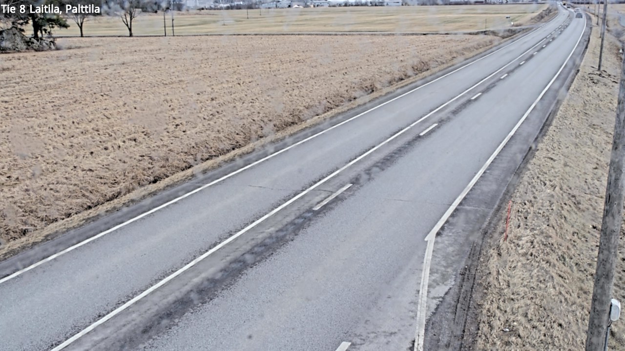 Weather Camera Image Road 8 Laitila, Palttila, Laitila, Varsinais-Suomi