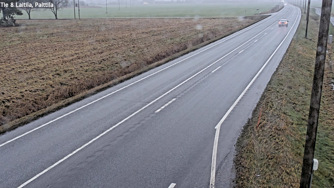 Weather Camera Image Väg 8 Laitila, Palttila, Laitila, Varsinais-Suomi